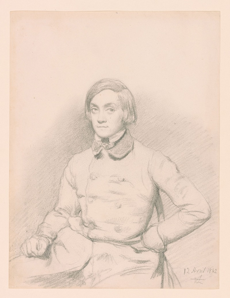 Henri Lehmann - Portrait of the Son of the Vicomte Perthuis de Laillevault