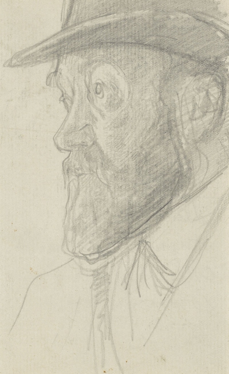 Jan Veth - Portret van de beeldhouwer Lambertus Zijl