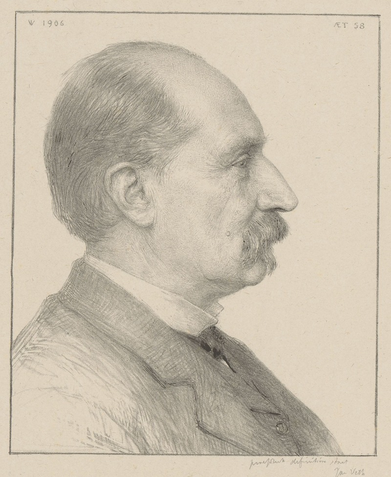 Jan Veth - Portret van Diederik Johannes Korteweg