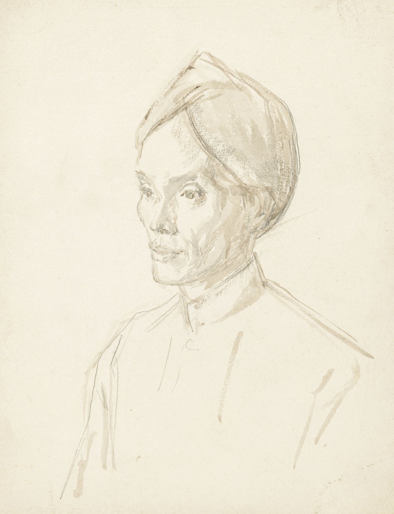 Jan Veth - Portret van een Javaan