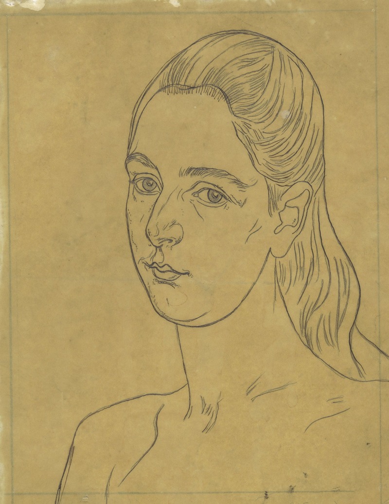 Jan Veth - Portret van een jonge vrouw