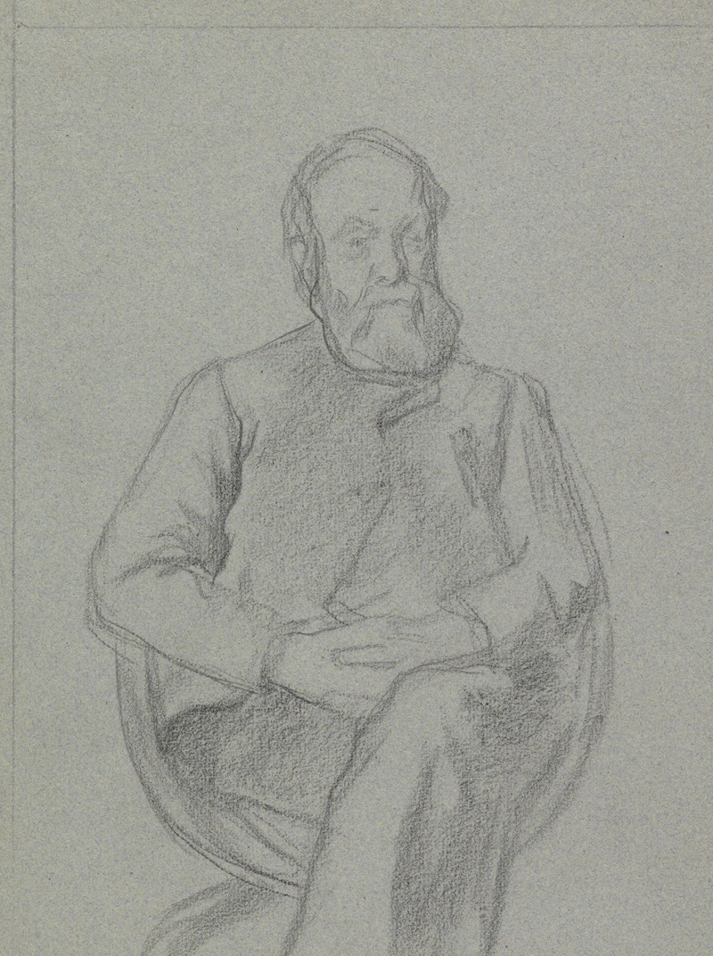 Jan Veth - Portret van een zittende man