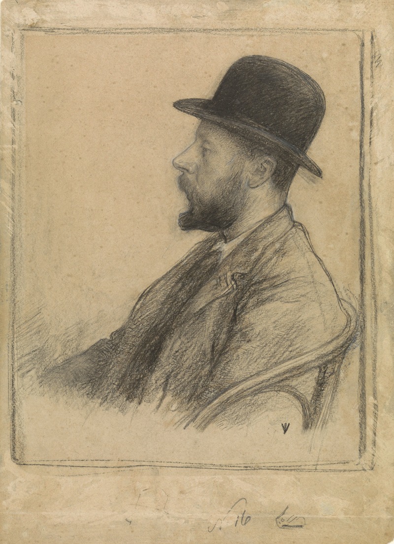 Jan Veth - Portret van George Hendrik Breitner