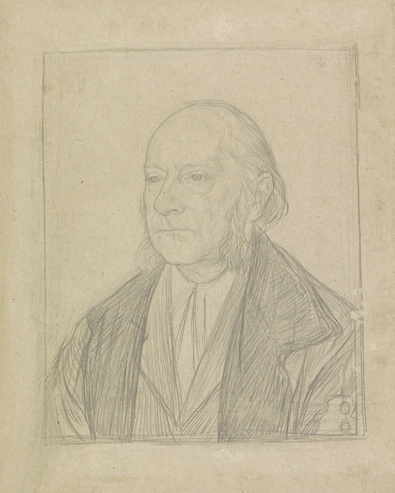 Jan Veth - Portret van prof. dr. J. Cramer.