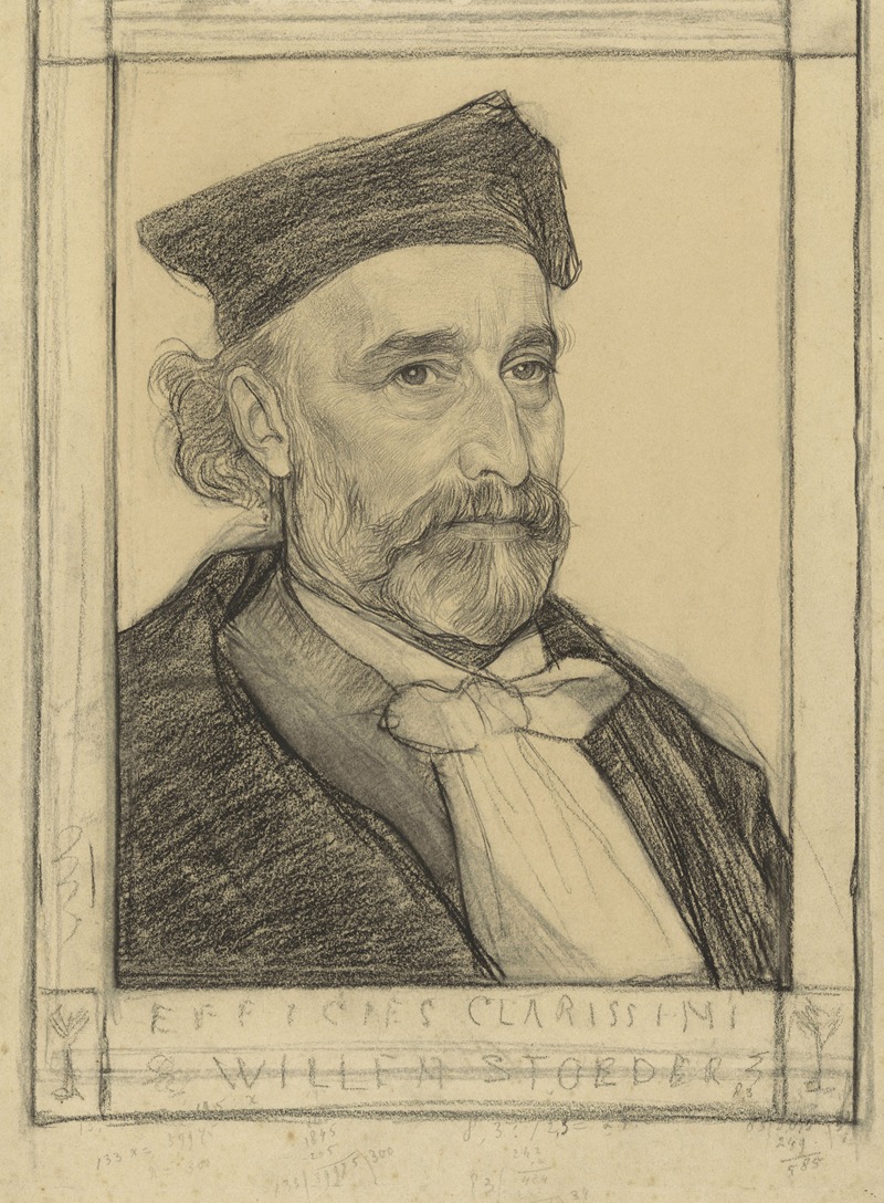 Jan Veth - Portret van prof. dr. Willem Stoeder