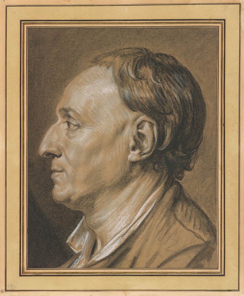 Jean-Baptiste Greuze - Portrait of Denis Diderot (1713-1784)