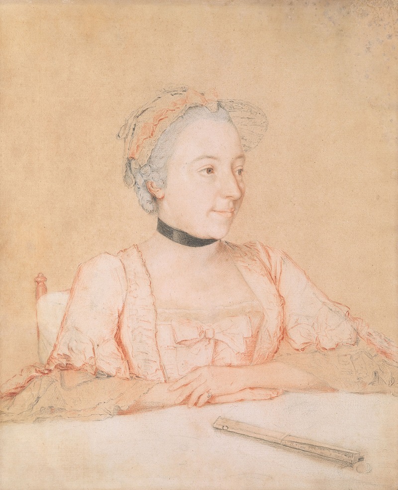 Jean-Etienne Liotard - Portrait of Maria Josepha, Fürstin von Clary und Aldringen