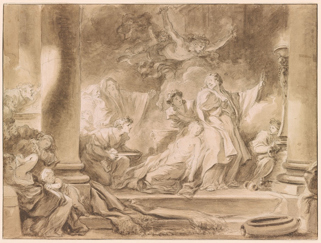 Jean-Honoré Fragonard - The Sacrifice of Coresus