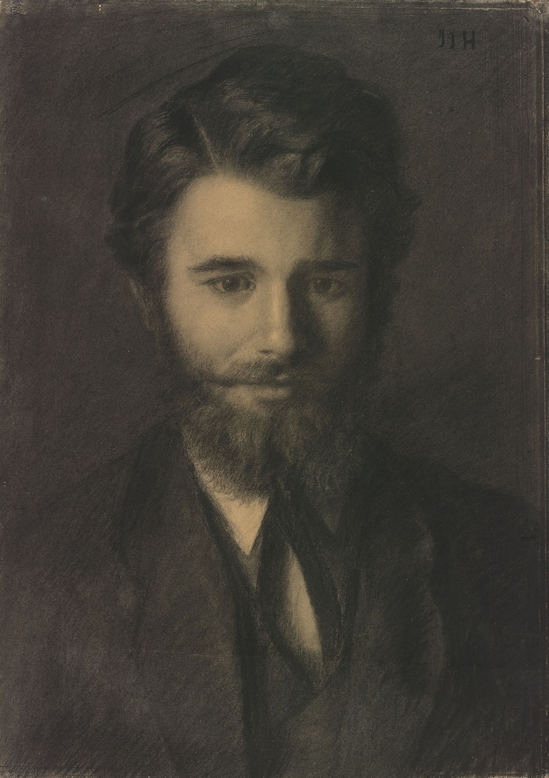 Jean-Jacques Henner - Portrait of Zacharie Astruc (1835-1907)
