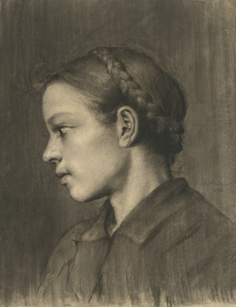 Július Éder - Hlava dievčaťa