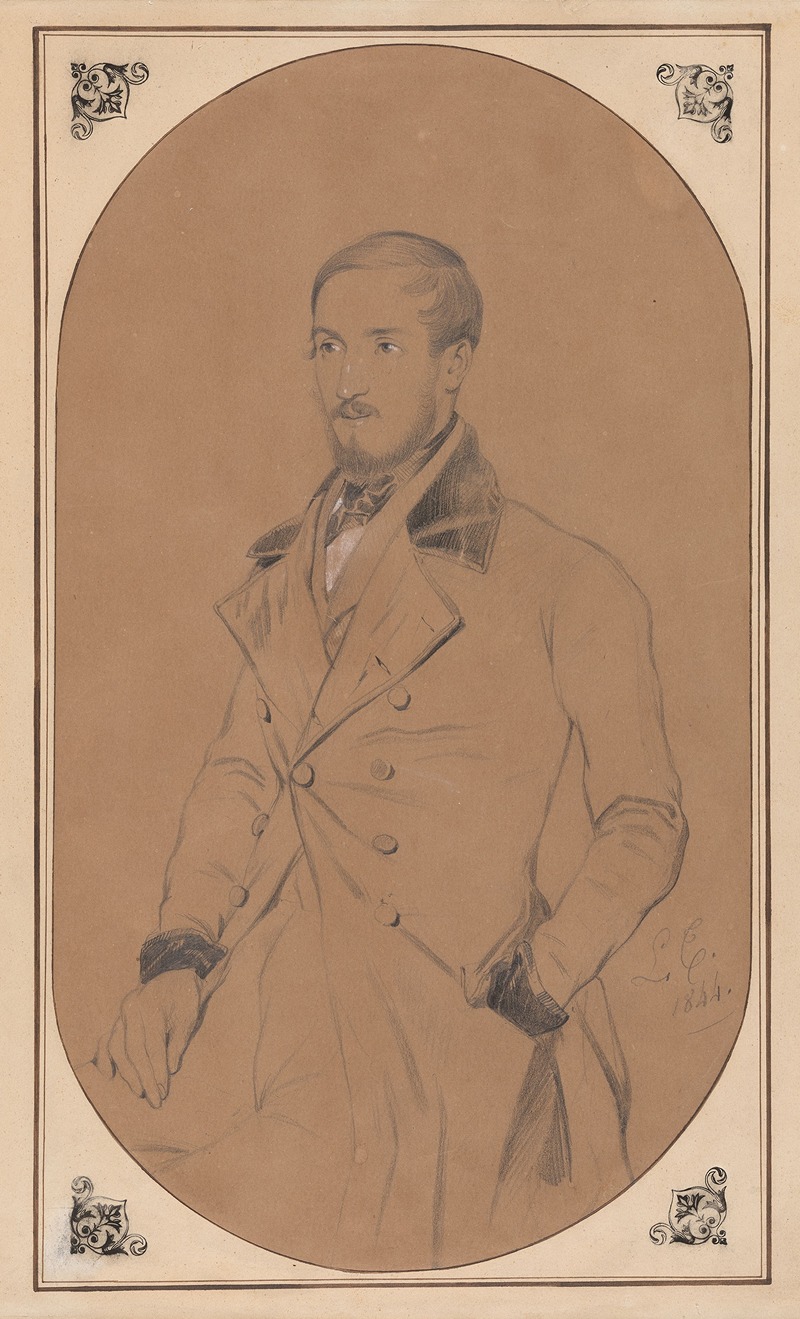 Léon Cogniet - Portrait of a Young Man