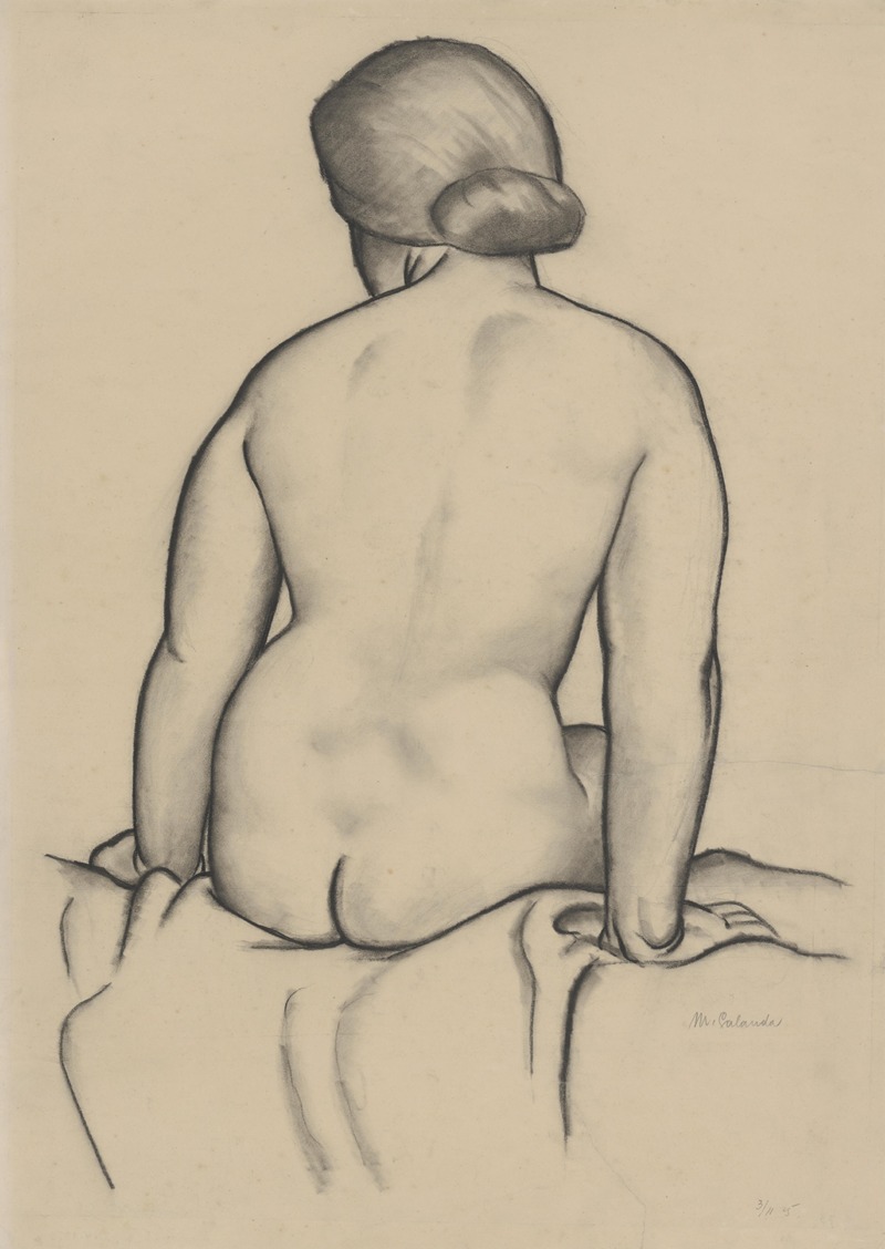Mikuláš Galanda - Seated Nude