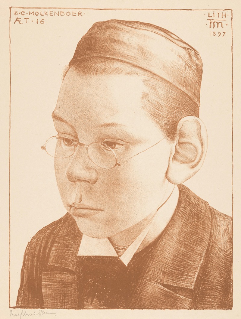 Theo Molkenboer - Portret van Bernard Molkenboer