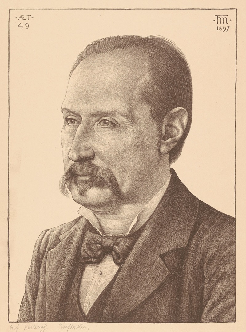 Theo Molkenboer - Portret van Prof. Diederik Johannes Korteweg