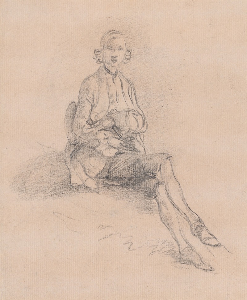 Thomas Gainsborough - A Seated Youth