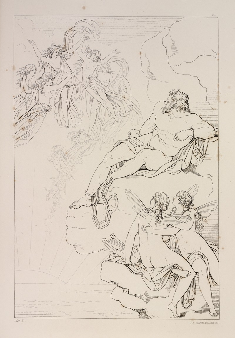 Sir Joseph Noel Paton - Compositions from Shelley’s Prometheus unbound Pl.3