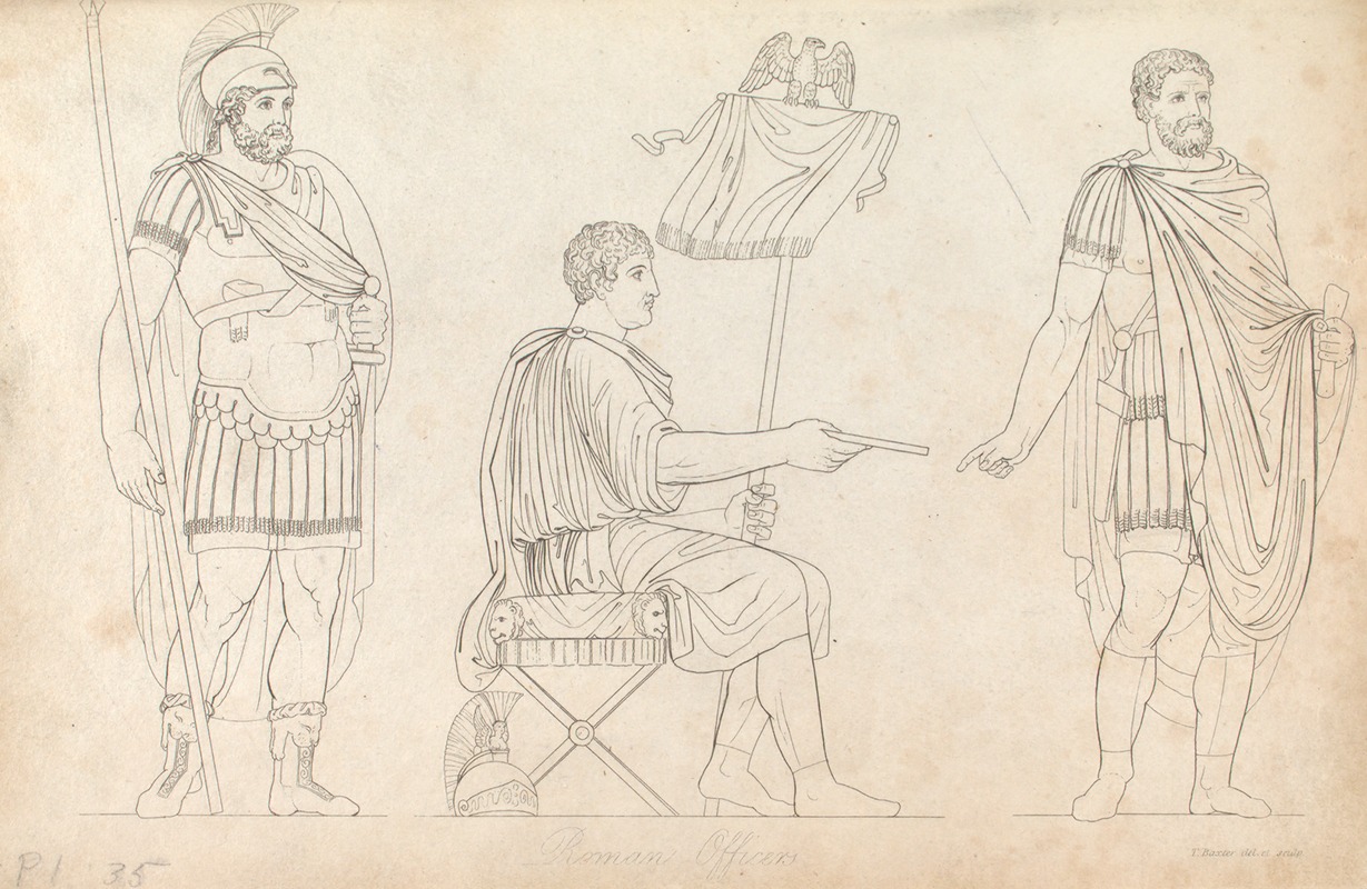 Thomas Baxter - Roman officers