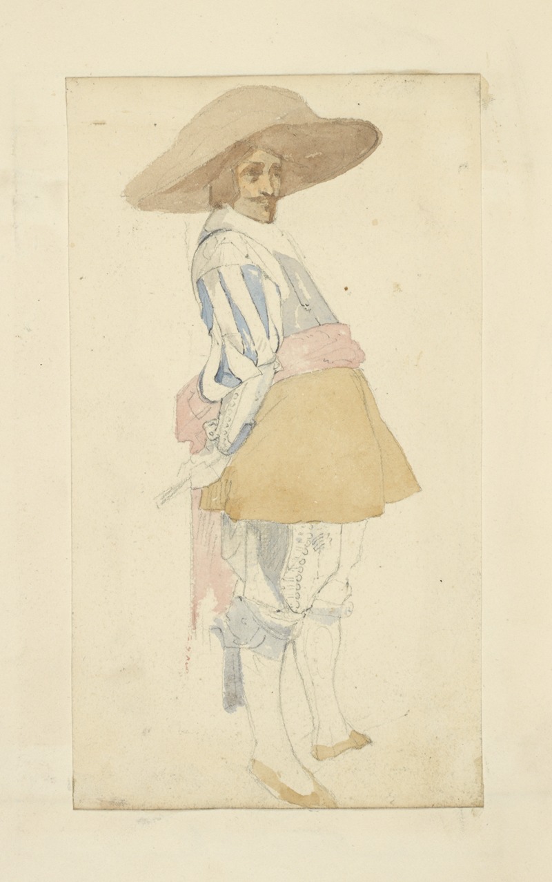 Stewart Watson - Man in wide brimmed hat, doublet and breeches