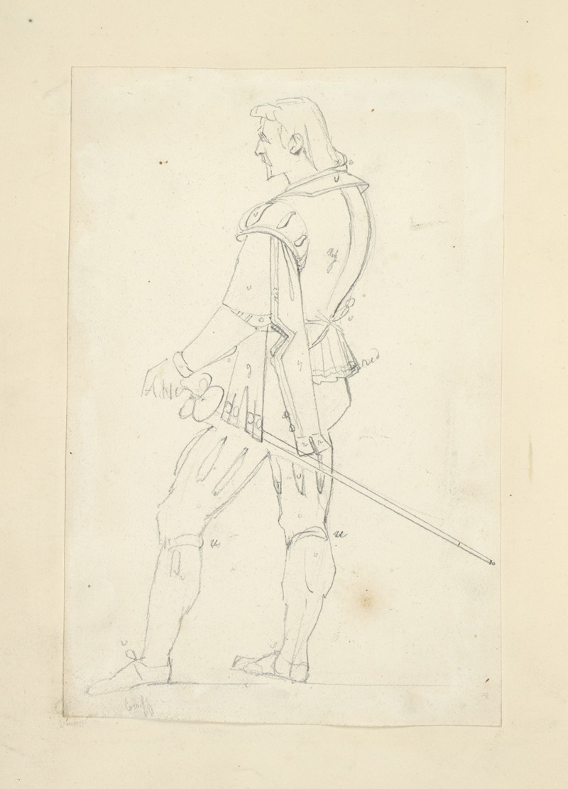 Stewart Watson - Man wearing breeches, doublet and sword