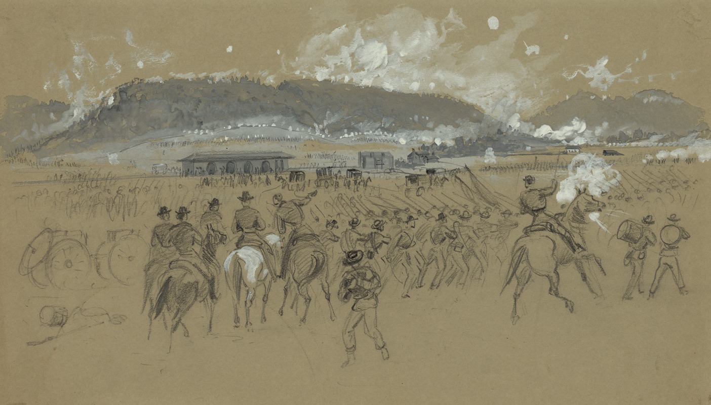 Alfred Rudolph Waud - Battle of Ringgold, Ga.