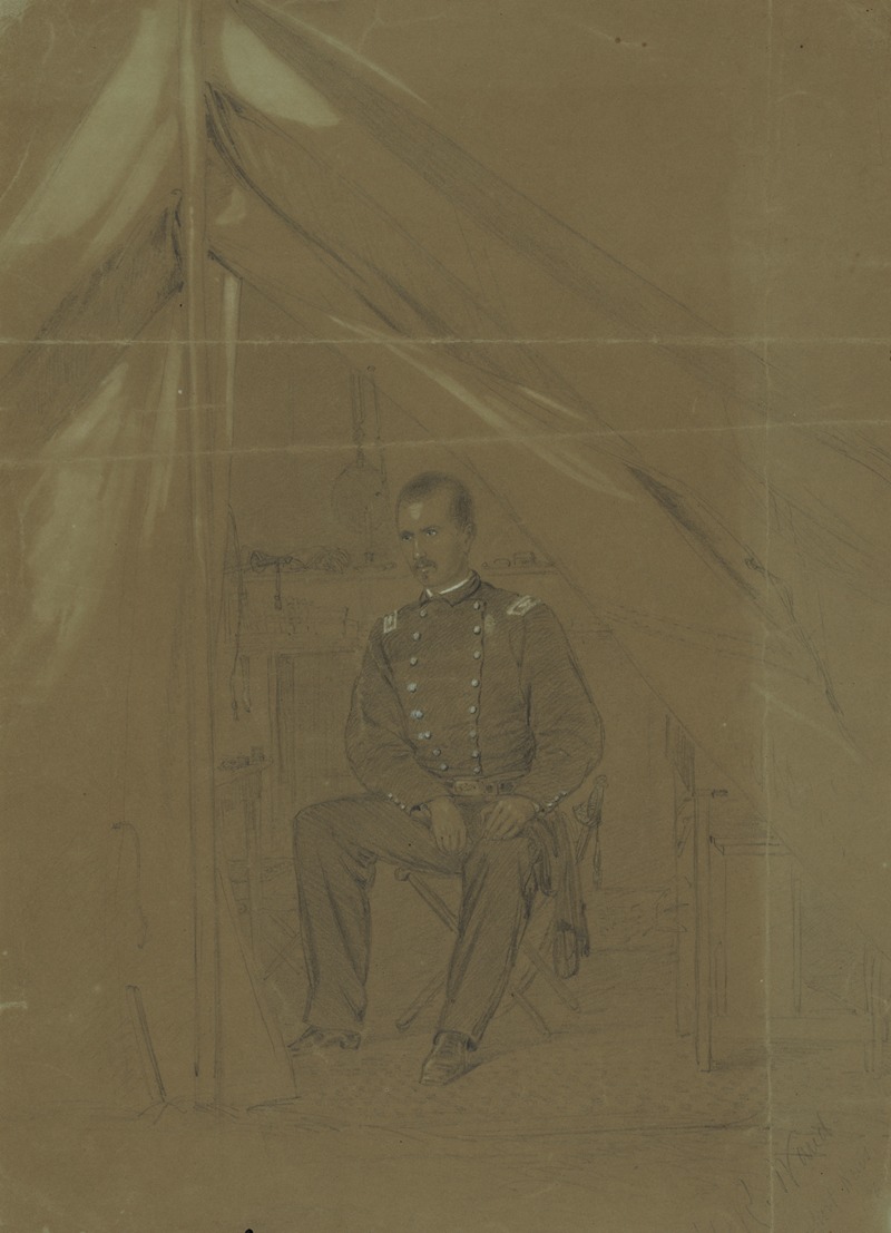 Alfred Rudolph Waud - Colonel Hawkins 9th reg. N.Y.S.V.
