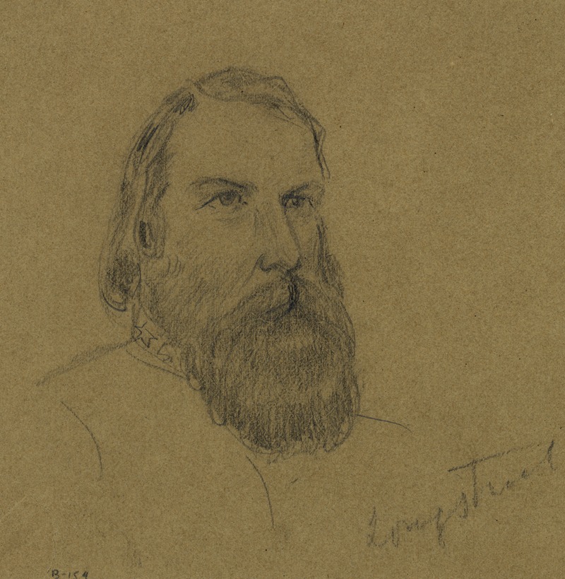 Alfred Rudolph Waud - Confederate General James Longstreet