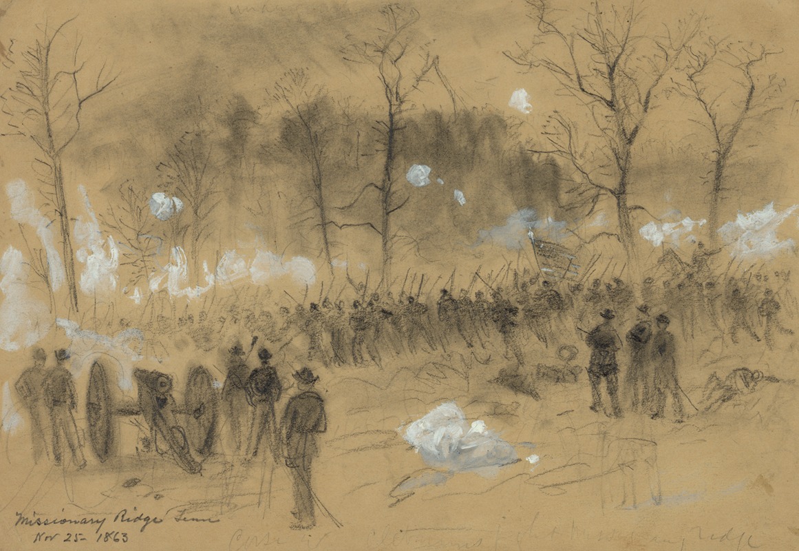 Alfred Rudolph Waud - Missionary Ridge, Tenn., Nov 25 1863.