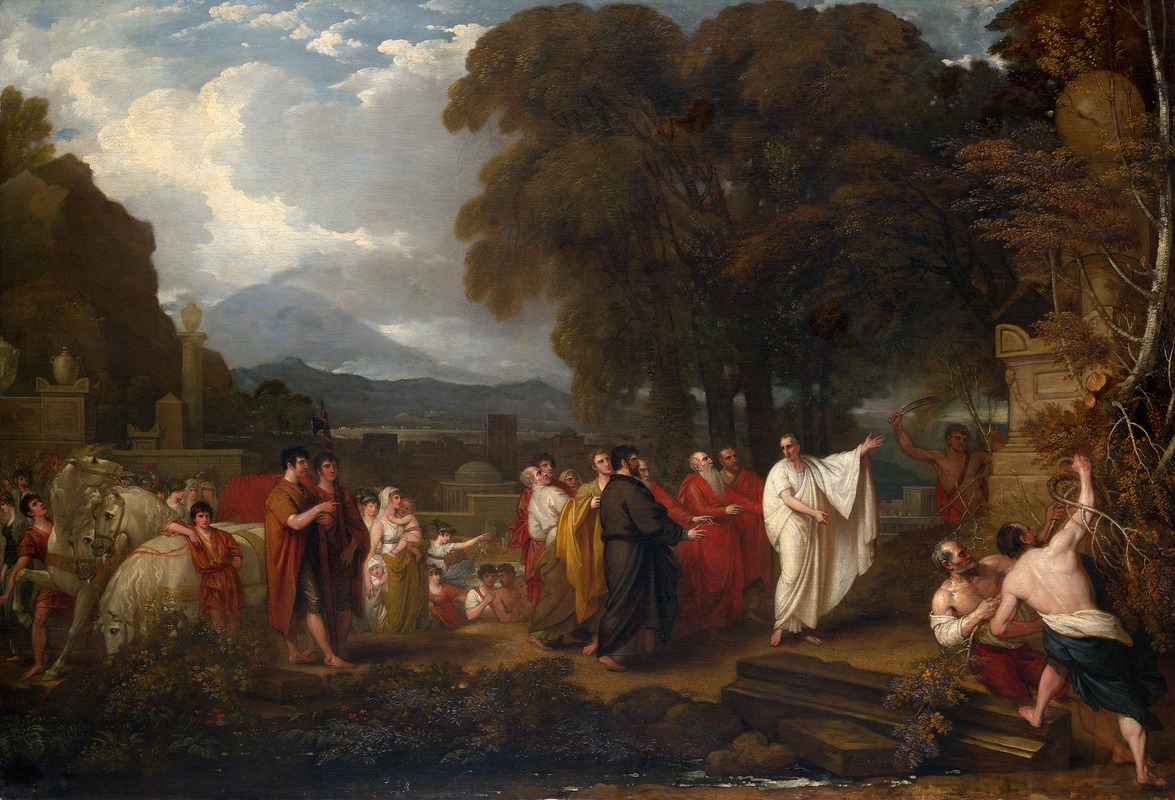 Benjamin West - Cicero Discovering the Tomb of Archimedes