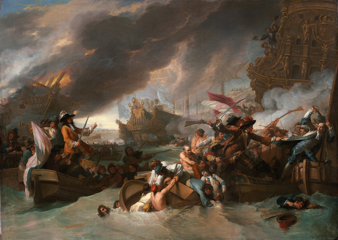 Benjamin West - The Battle of La Hogue