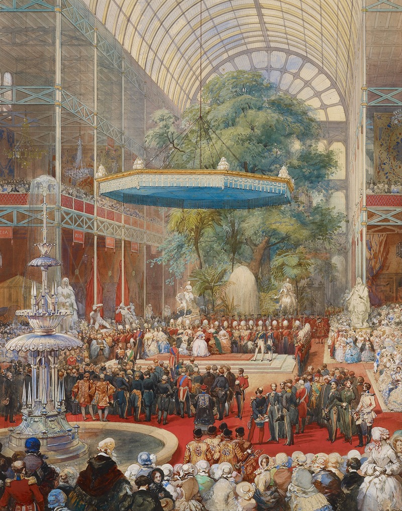 Eugène Lami - Opening of the Great Exhibition, 1 May 1851