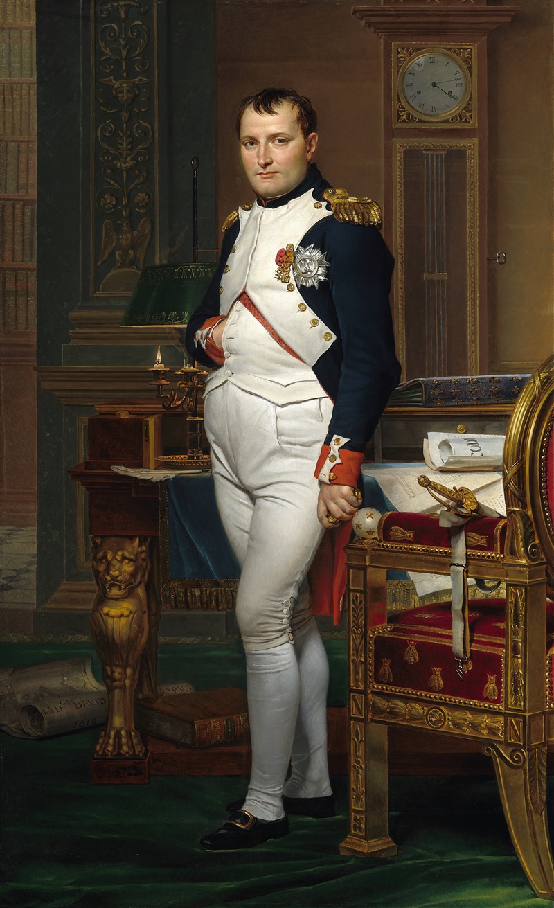 Jacques Louis David - The Emperor Napoleon in His Study at the Tuileries