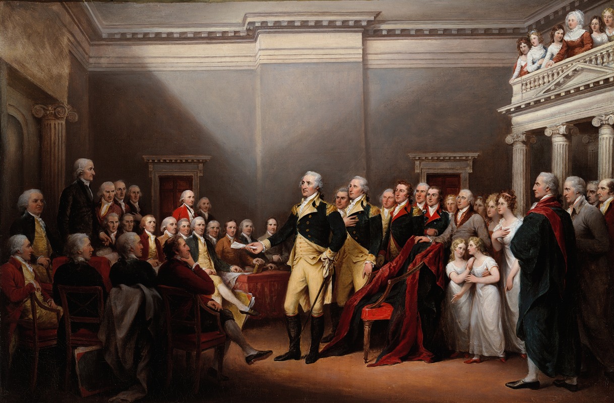 John Trumbull - The Resignation of General Washington, December 23, 1783