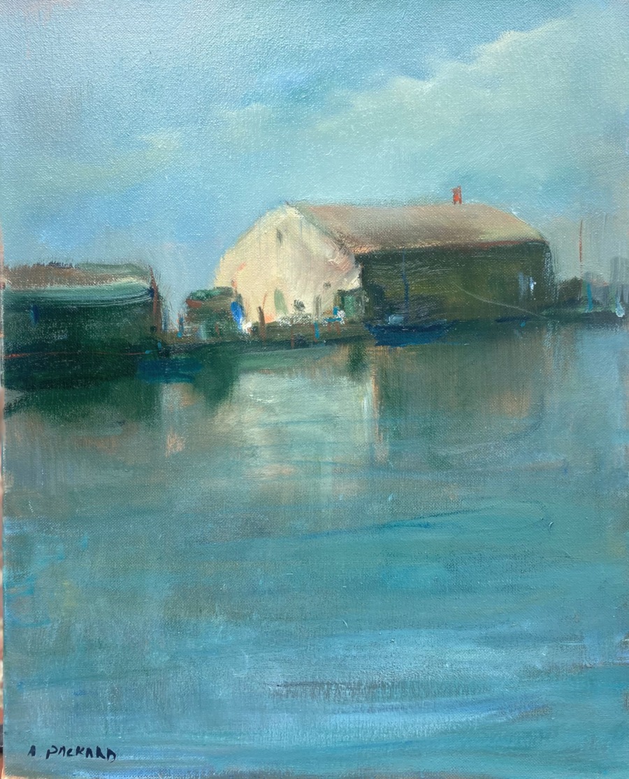Anne Packard - Wharf in Blue