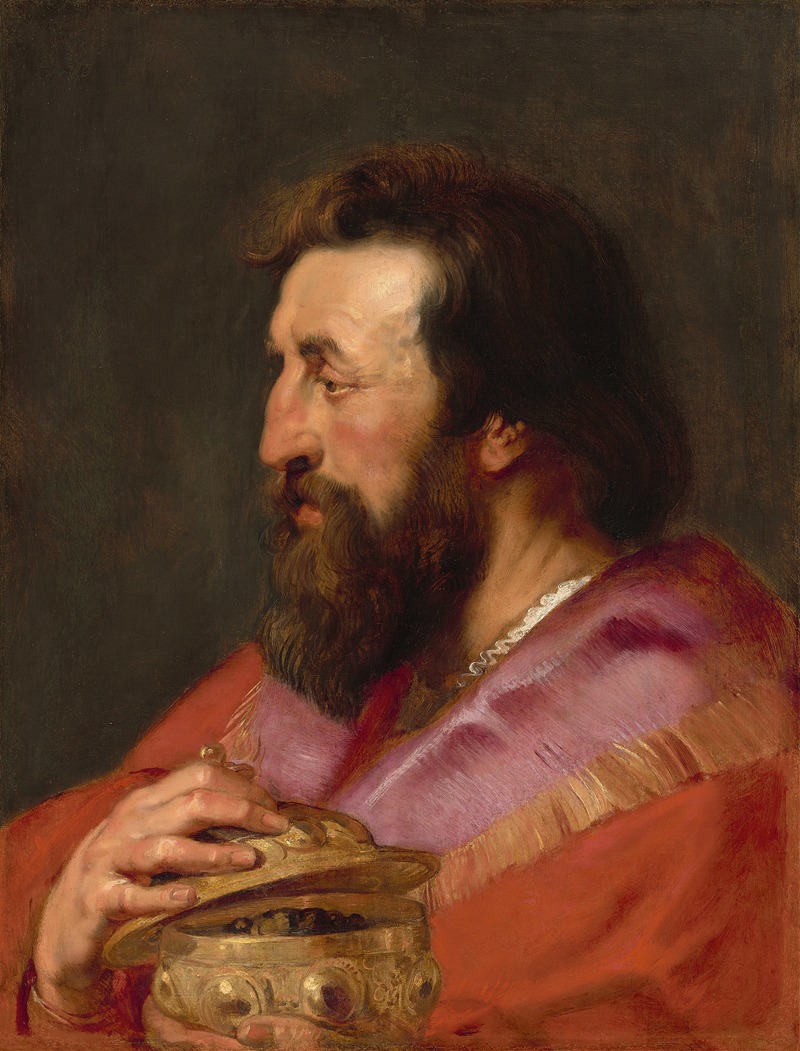 Peter Paul Rubens - Head of One of the Three Kings – Melchior,The Assyrian King