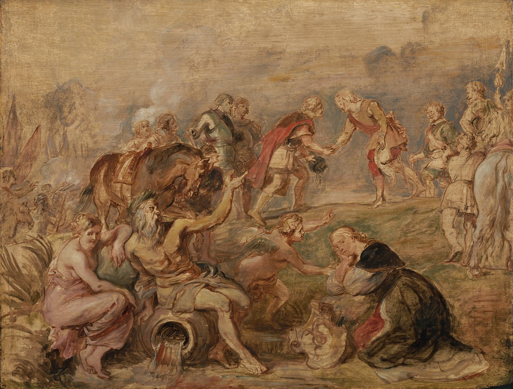 Peter Paul Rubens - Meeting of King Ferdinand of Hungary and the Cardinal-Infante Ferdinand of Spain at Nördlingen
