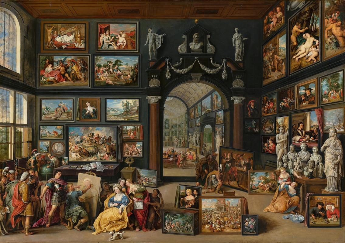 Willem van Haecht - Apelles Painting Campaspe