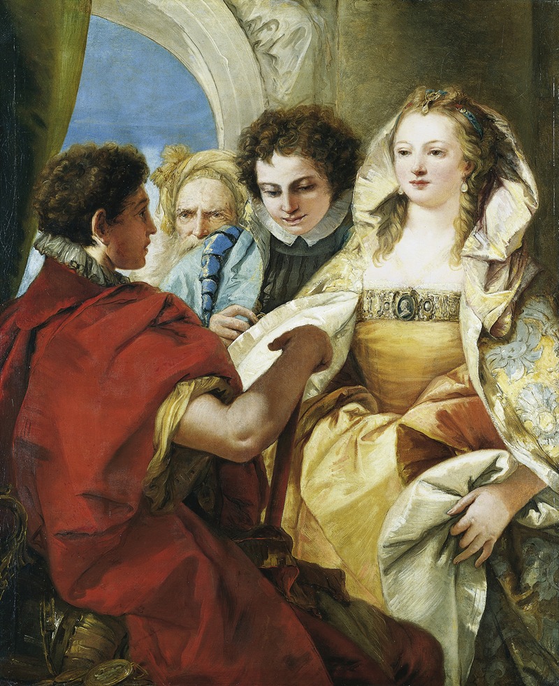 Giovanni Domenico Tiepolo - The Continence Of Scipio