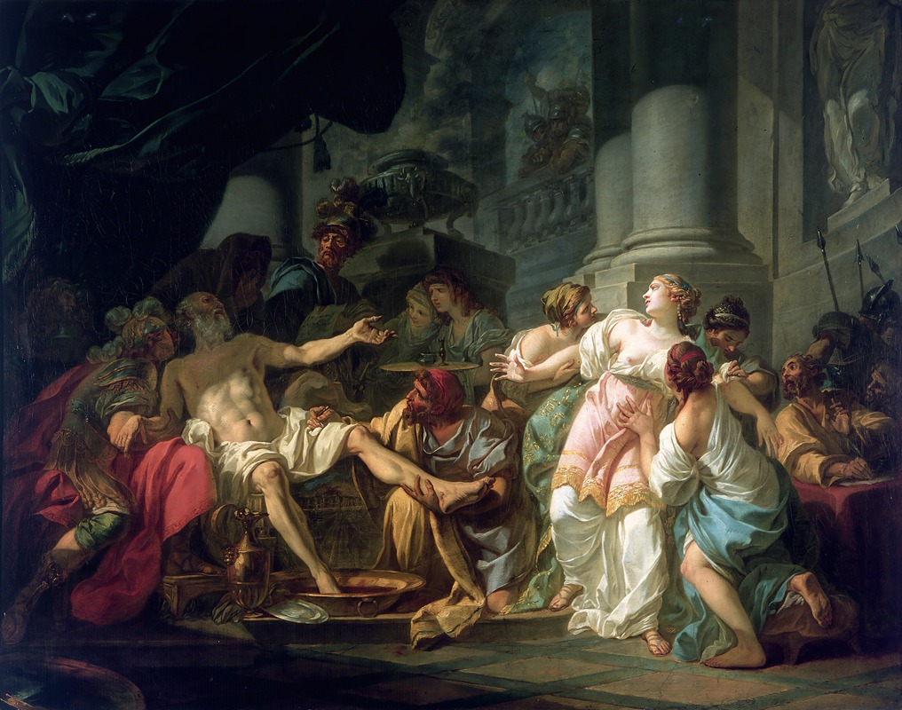 Jacques Louis David - The Death Of Seneca