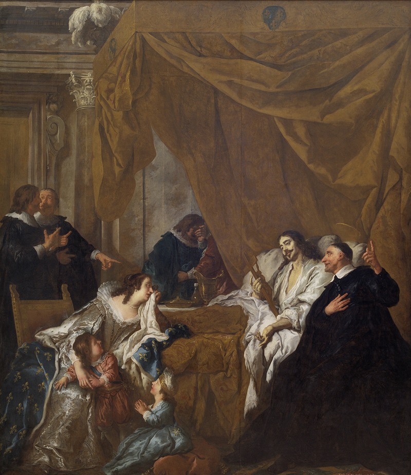 Jean-François de Troy - St Vincent De Paul At The Deathbed Of Louis XIII