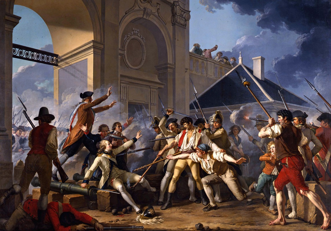 Jean-Jacques-François Le Barbier - Le Courage Héroïque Du Jeune Désilles, Le 31 Août 1790, À L’affaire De Nancy