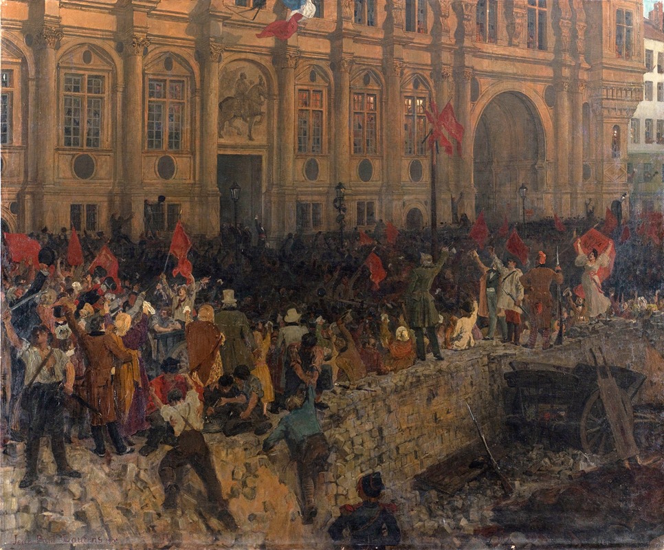 Jean-Paul Laurens - Proclamation De La République Le 24 Février 1848
