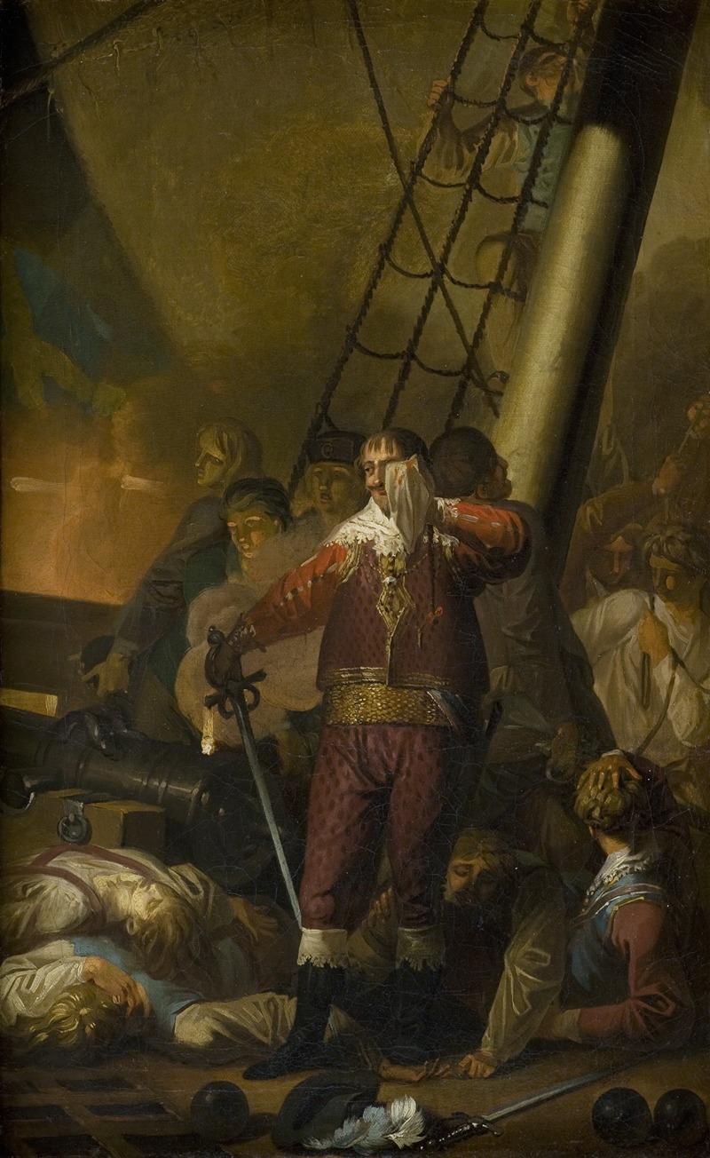 Nicolai Abildgaard - Christian IV Aboard His Flagship ‘the Trinity’