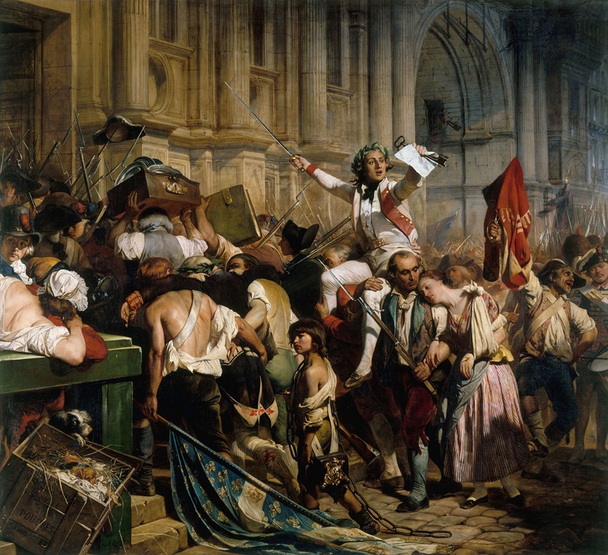 Paul Delaroche - The Victors of the Bastille in Front of the Hôtel de Ville, July 14, 1789