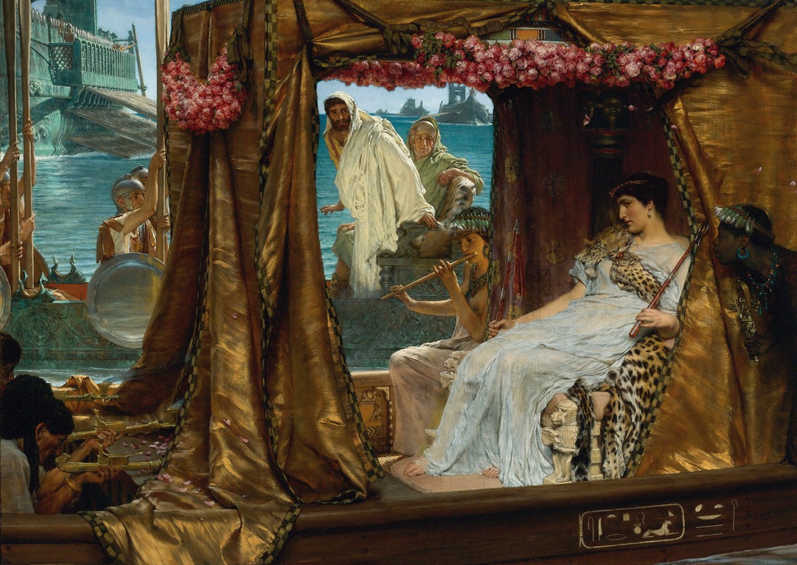 Lawrence Alma-Tadema - The Meeting Of Antony And Cleopatra: 41 Bc