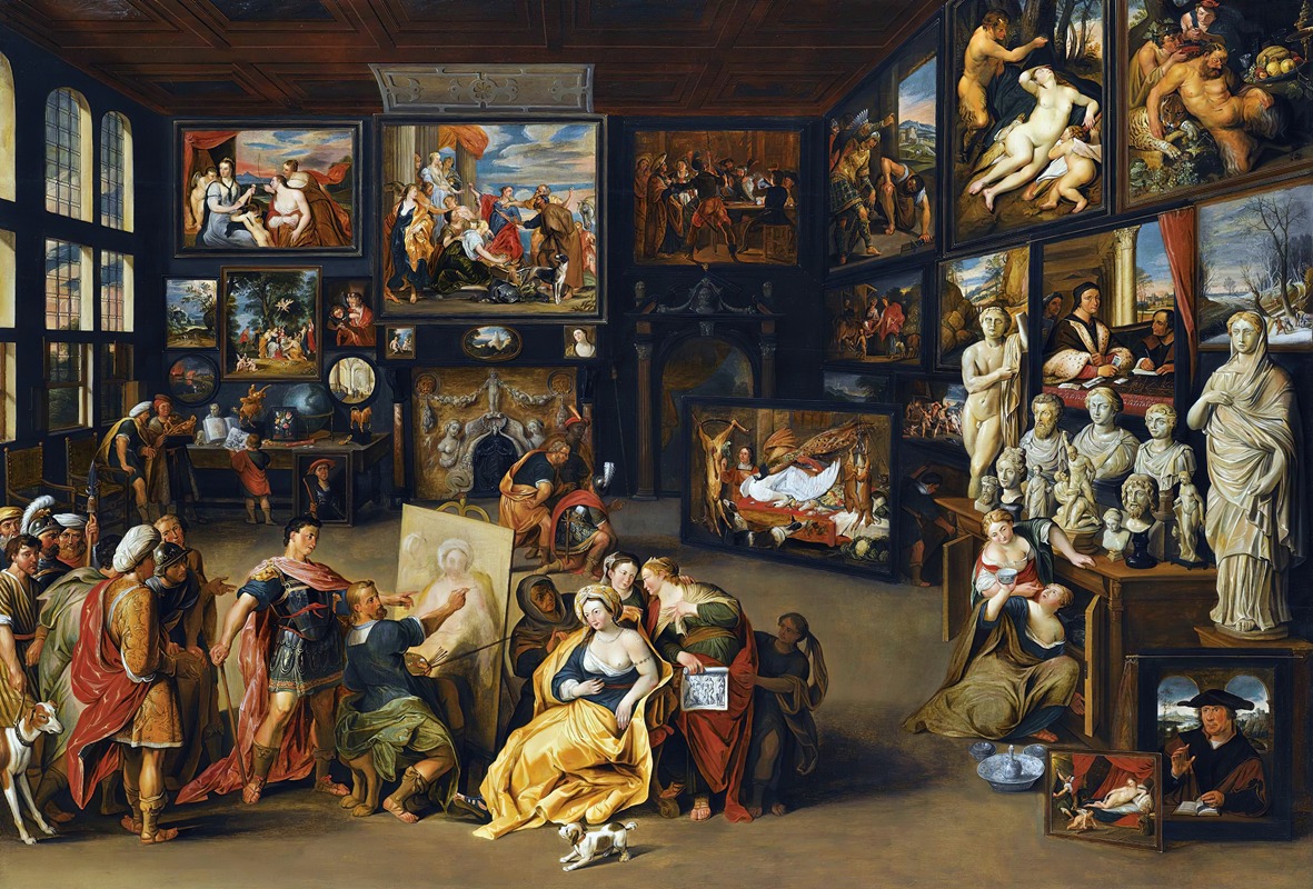 Willem van Haecht - Alexander The Great Visits The Studio Of Apelles