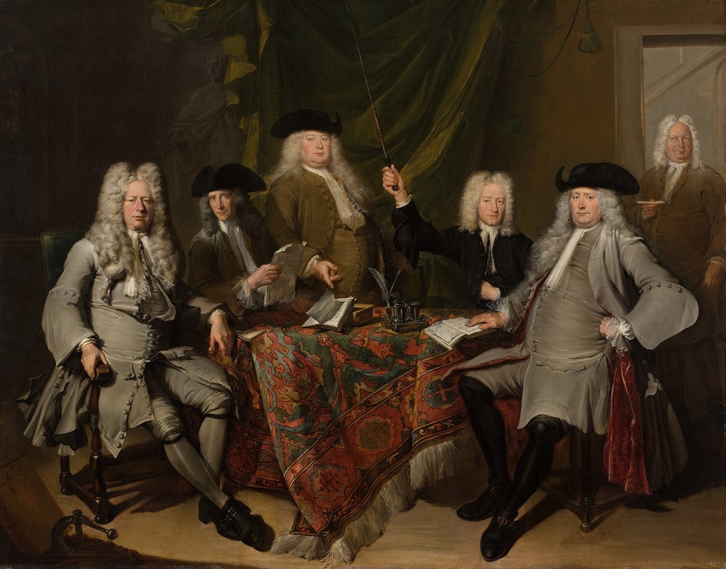Cornelis Troost - The inspectors of the Collegium Medicum