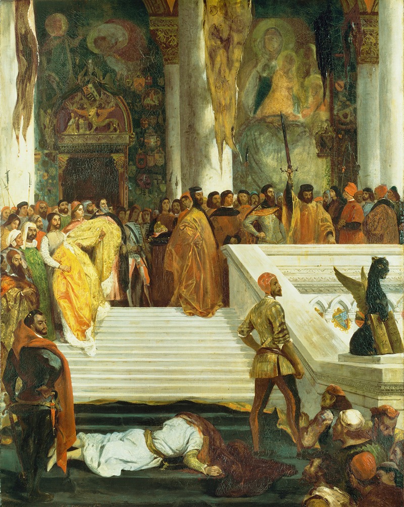 Eugène Delacroix - The Execution of the Doge Marino Faliero
