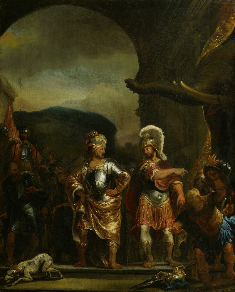 Ferdinand Bol - The calm Fabricius in the army camp of Pyrrhus