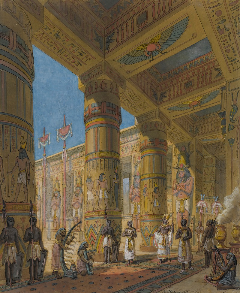 Philippe Marie Chaperon - Arrival Of The Pharaoh