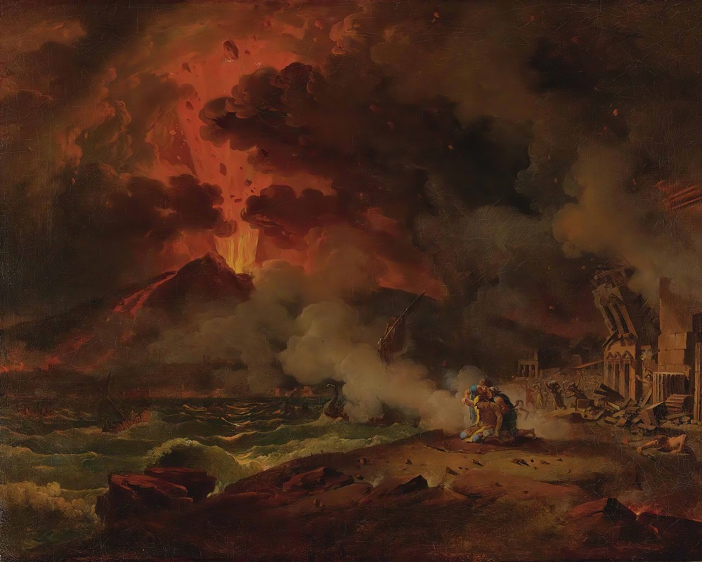 Pierre-Henri de Valenciennes - The Destruction Of Pompeii